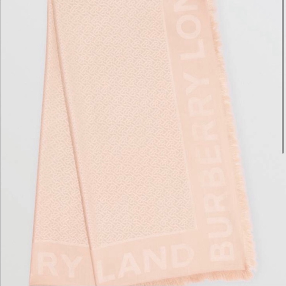 Monogram Jacquard Silk & Wool Scarf
BURBERRY